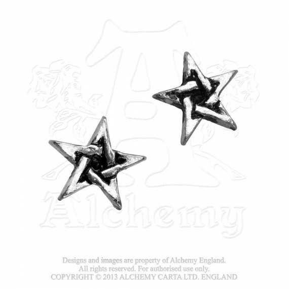 kolczyki PENTAGRAM